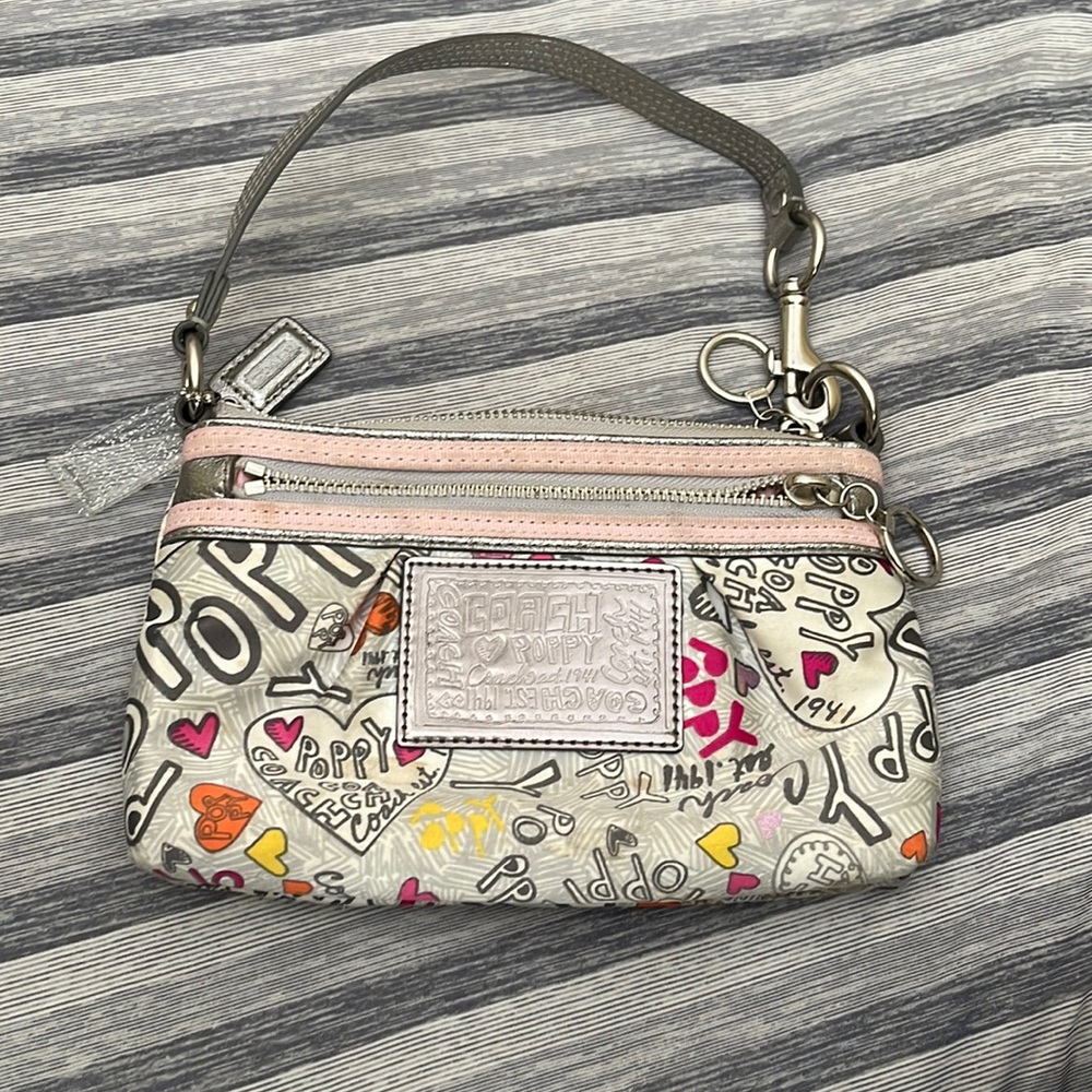 Coach Poppy Wristlet